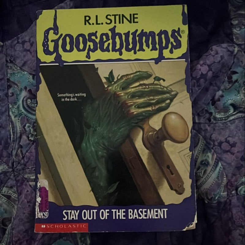 FIRST EDITION Goosebumps Stay Out of the Basement