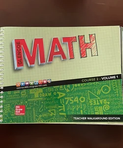 Glenco Math Course 2 Volume 1