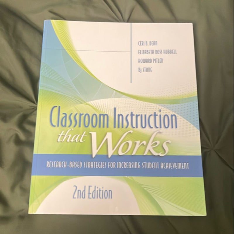 Classroom Instruction That Works