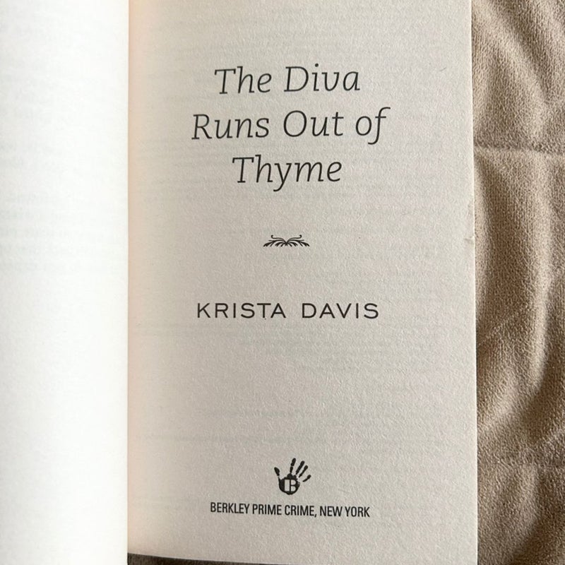 The Diva Runs Out of Thyme 2476