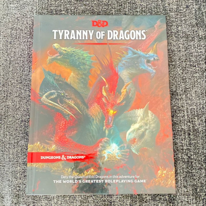 Tyranny of Dragons (d&d Adventure Book Combines Hoard of the Dragon Queen + the Rise of Tiamat)