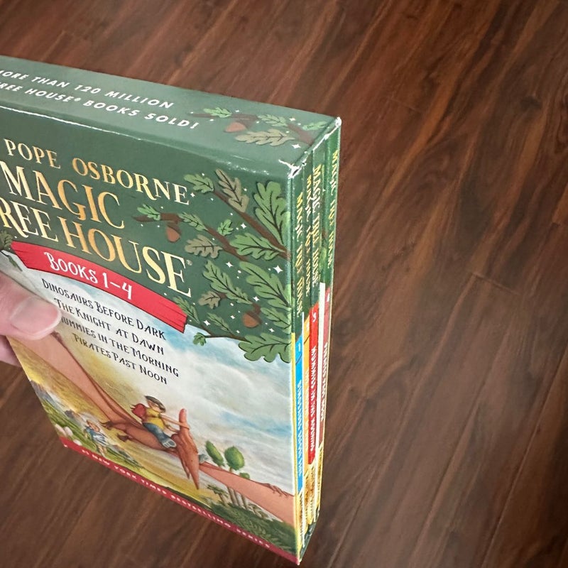 Magic Tree House Books 1-4 Boxed Set