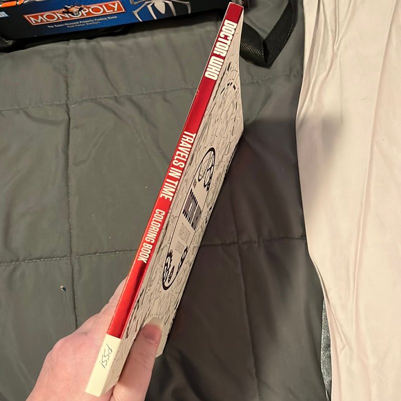 Doctor Who Travels in Time Coloring Book