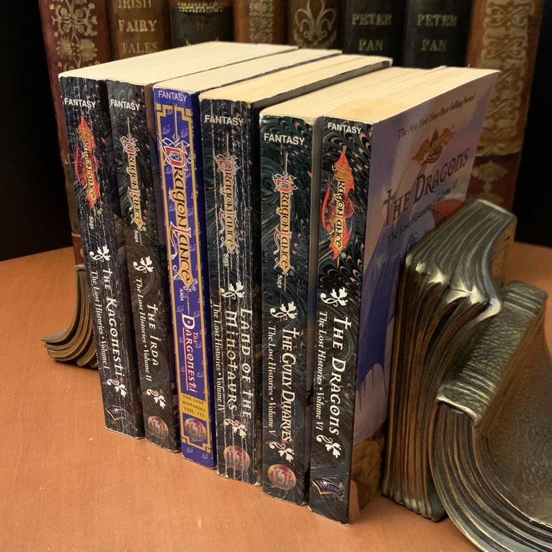 DragonLance: Complete Lost Histories Series 1-6: The Kagonesti, The Irda, The Dargonesti, Land of the Minotaurs, The Gully Dwarves, The Dragons