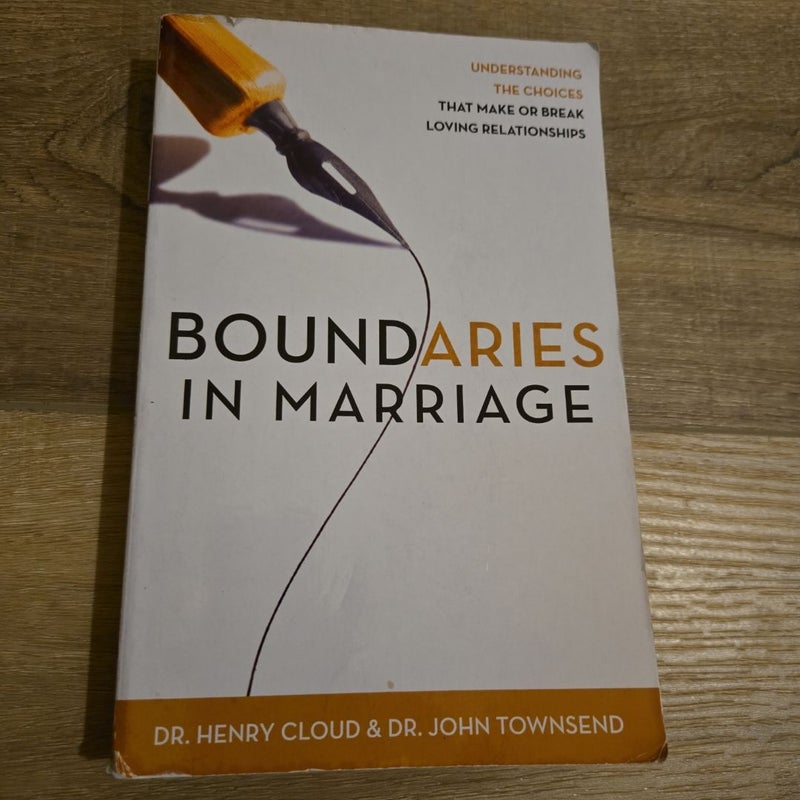 Boundaries in Marriage