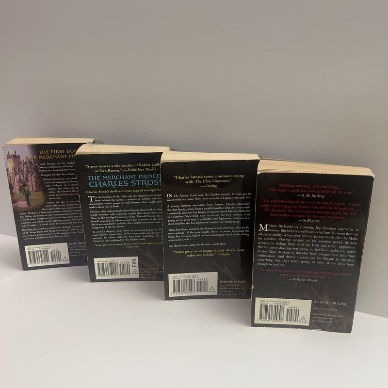The Merchant Princes Series (4 Book) Bundle: The Family Trade, The Hidden Family, The Clan Corporate, & The Merchant’s War