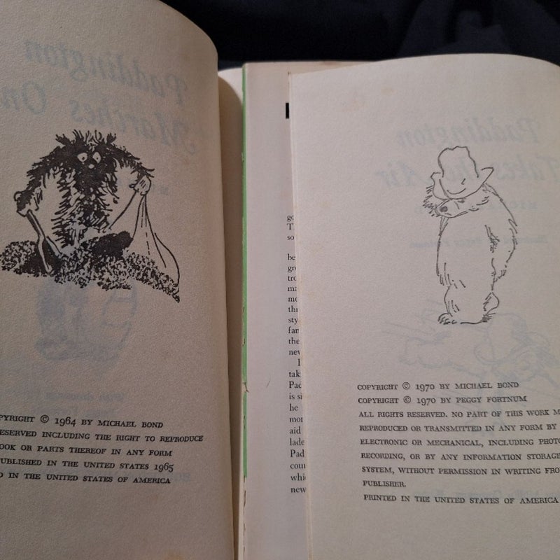 2 - Vintage Paddington Bear books