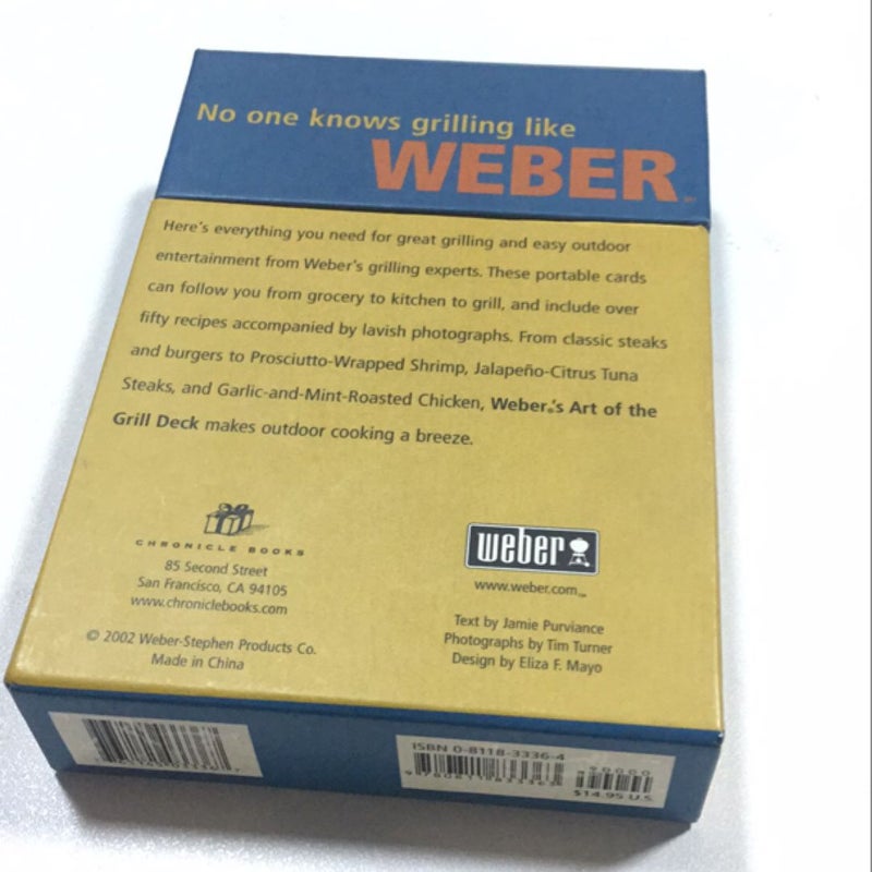 Weber's Art of the Grill Deck