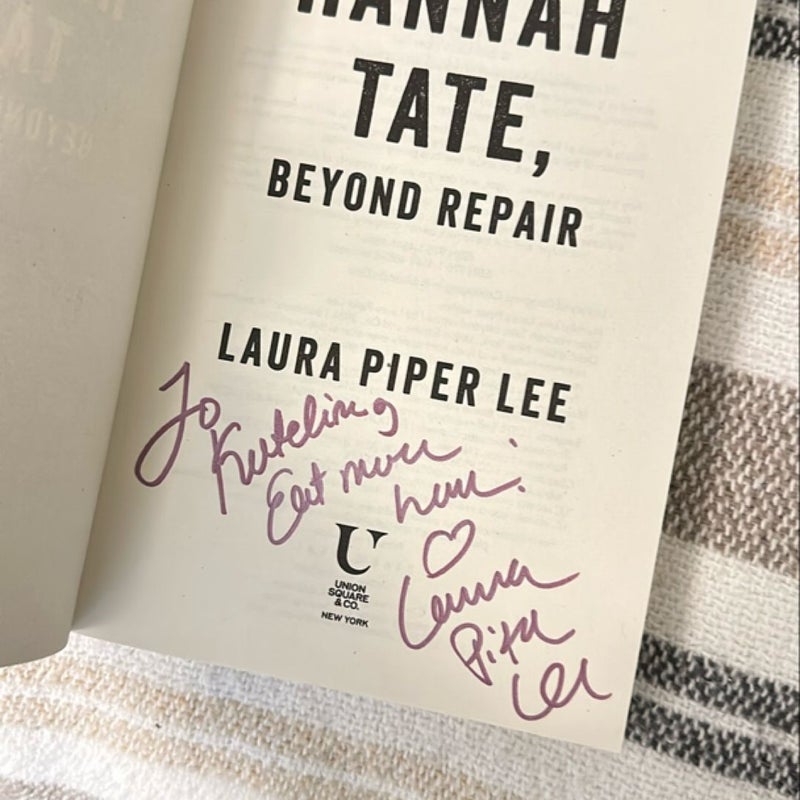 Hannah Tate, Beyond Repair (Signed by author)