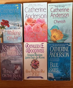 Lot of 6 paperback books Three Weddings and a Kiss plus 5 more 
