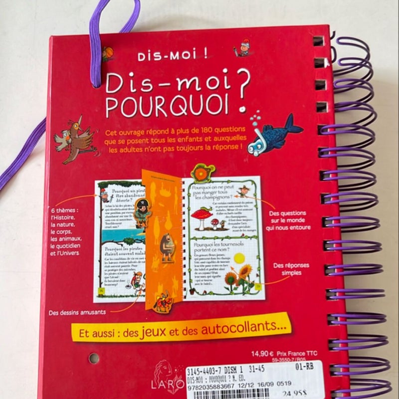 Dis moi pourquoi 