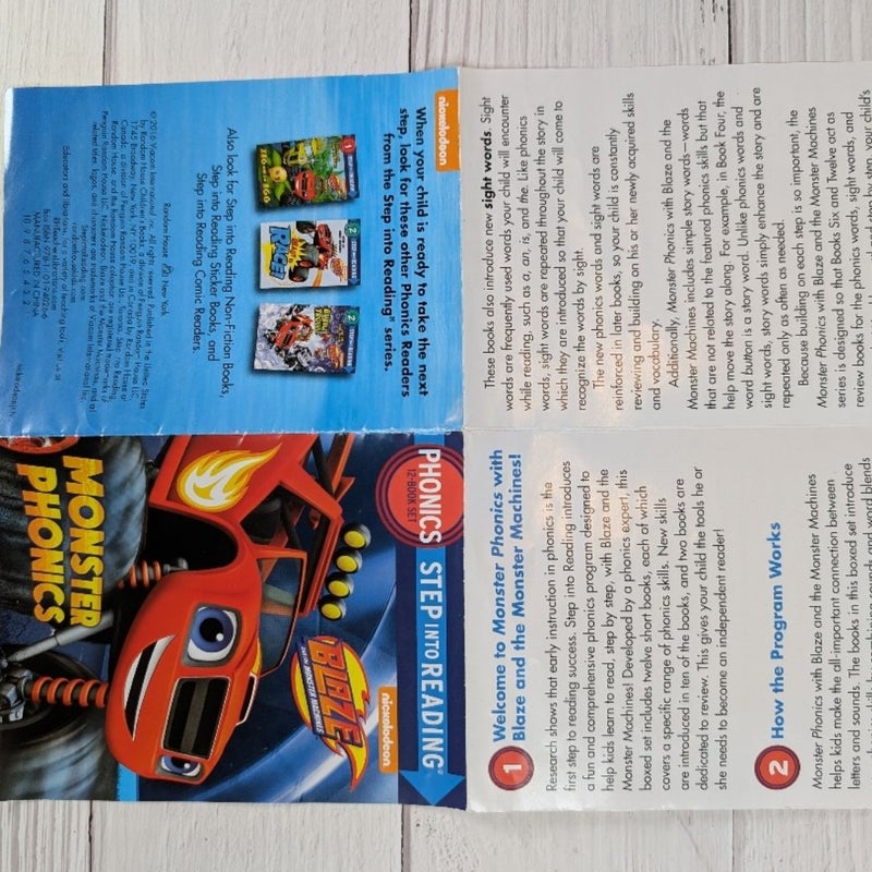 Monster Phonic 12-Book Boxed Set (Blaze and the Monster Machines)