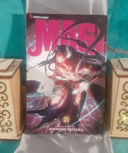 Magi: the Labyrinth of Magic, Vol. 21 manga, 1st printing!