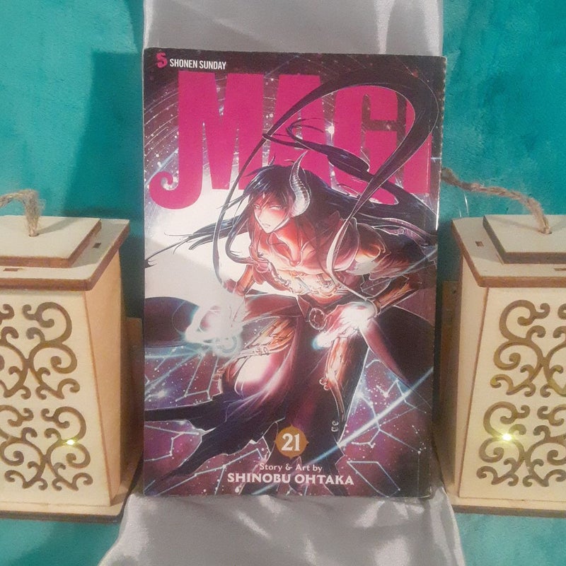 Magi: the Labyrinth of Magic, Vol. 21 manga, 1st printing!