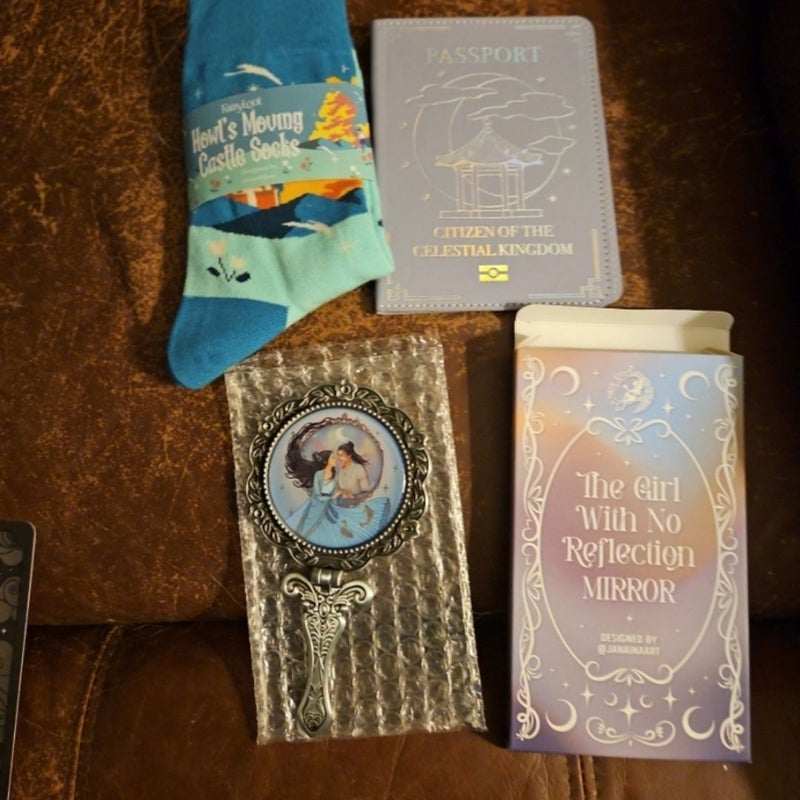 Fairyloot August Ya Partial Bookish Goodies Only Fantasy Mythology Fiction Merch