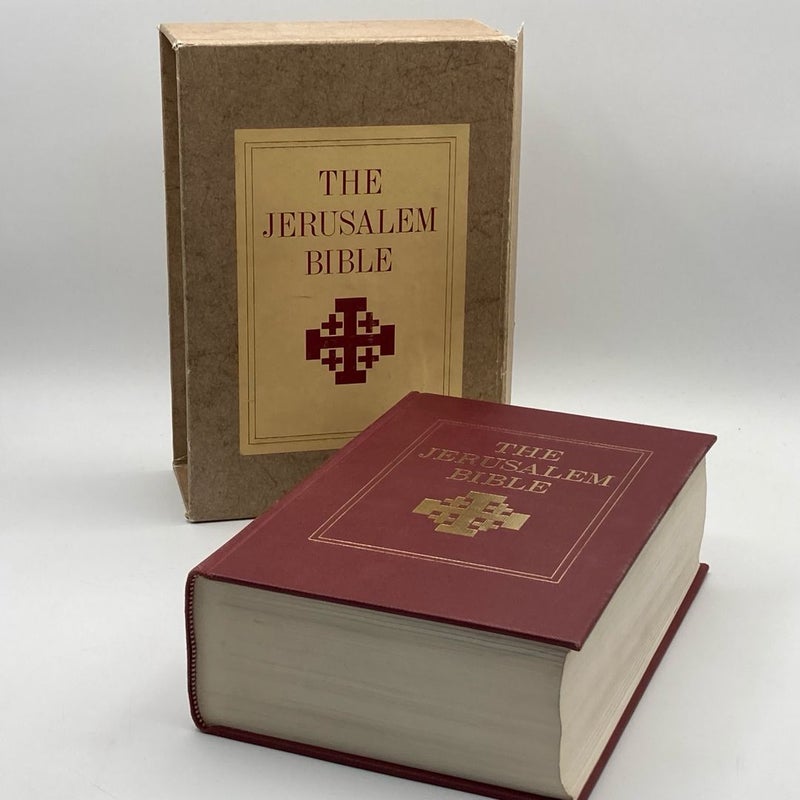  The Jerusalem Bible Doubleday 1966 Edition Hardcover With Slipcase
