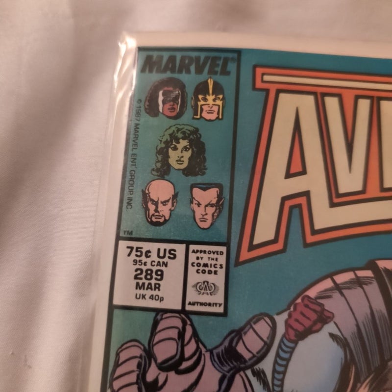 The Avengers #289 1987 Marvel Comics 