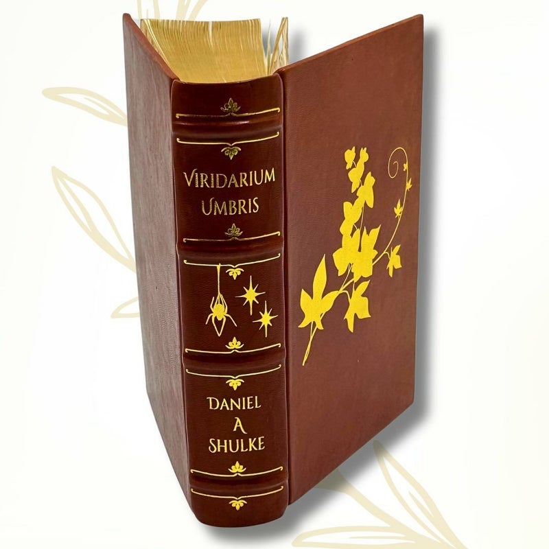 Viridarium Umbris by Daniel A. Schulke Leather-Bound Edition 