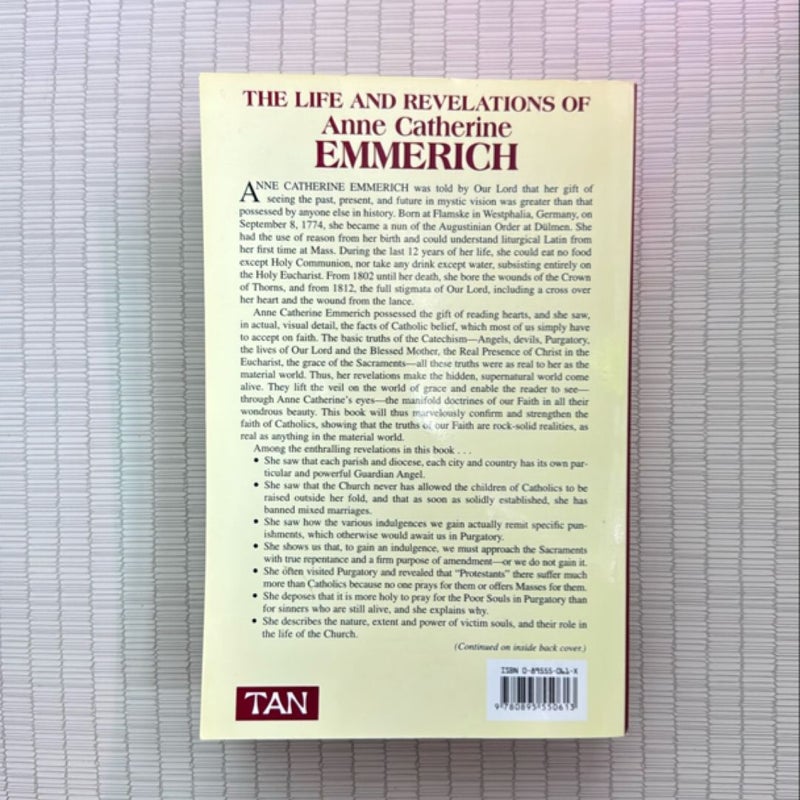 The Life and Revelations of Anne Catherine Emmerich