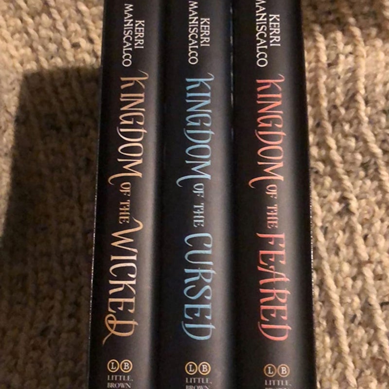 Kingdom of the Wicked Series Hardcover 3 Book Set NEW!