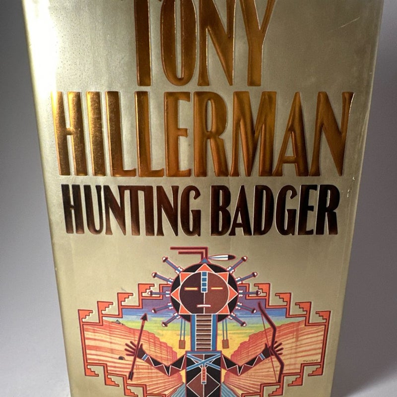 A Leaphorn and Chee Novel Hunting Badger by Tony Hillerman First edition HC