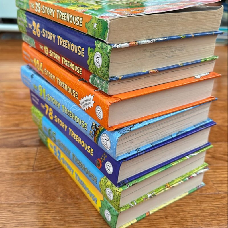 Lot/ Bundle of 8 Story Treehouse Books