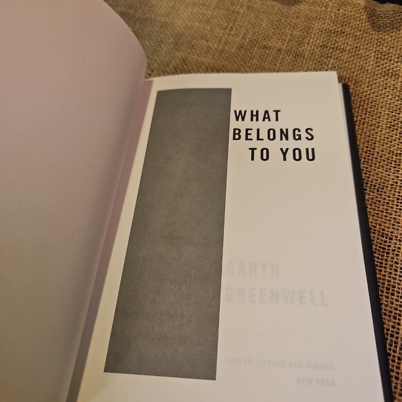 What Belongs to You