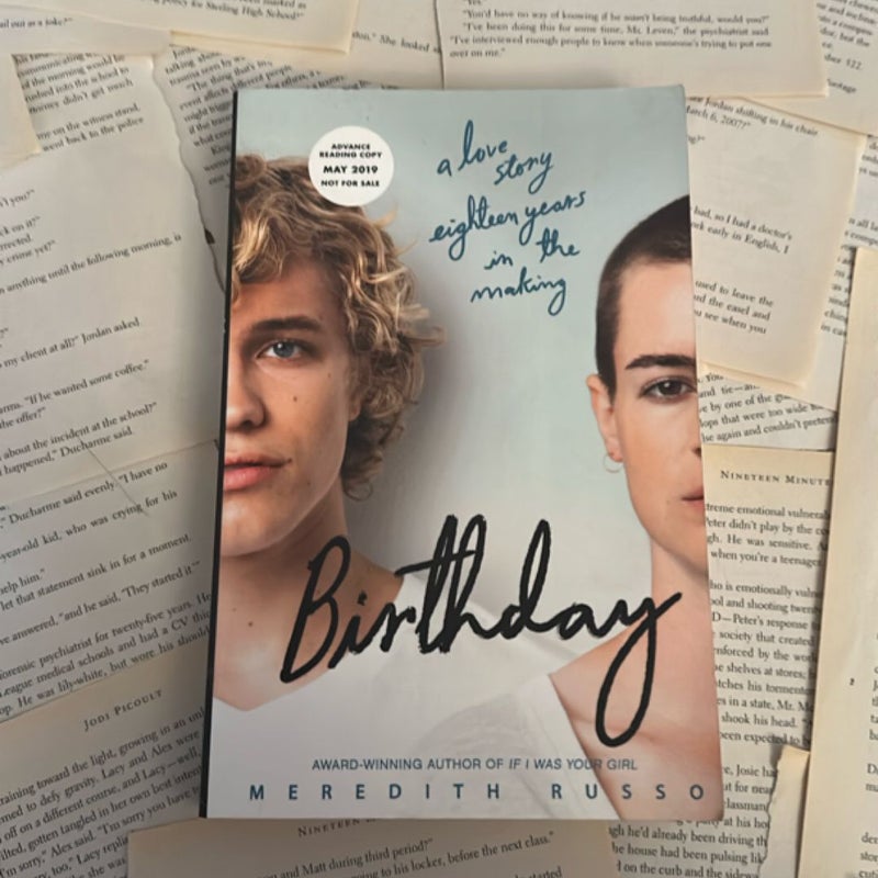 Birthday (Advance Readers Copy)