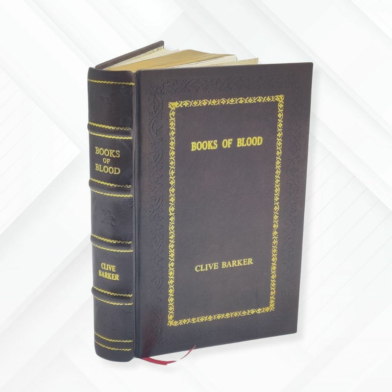 Clive Barker's Books of Blood 1-3  Leather- Bound Edition