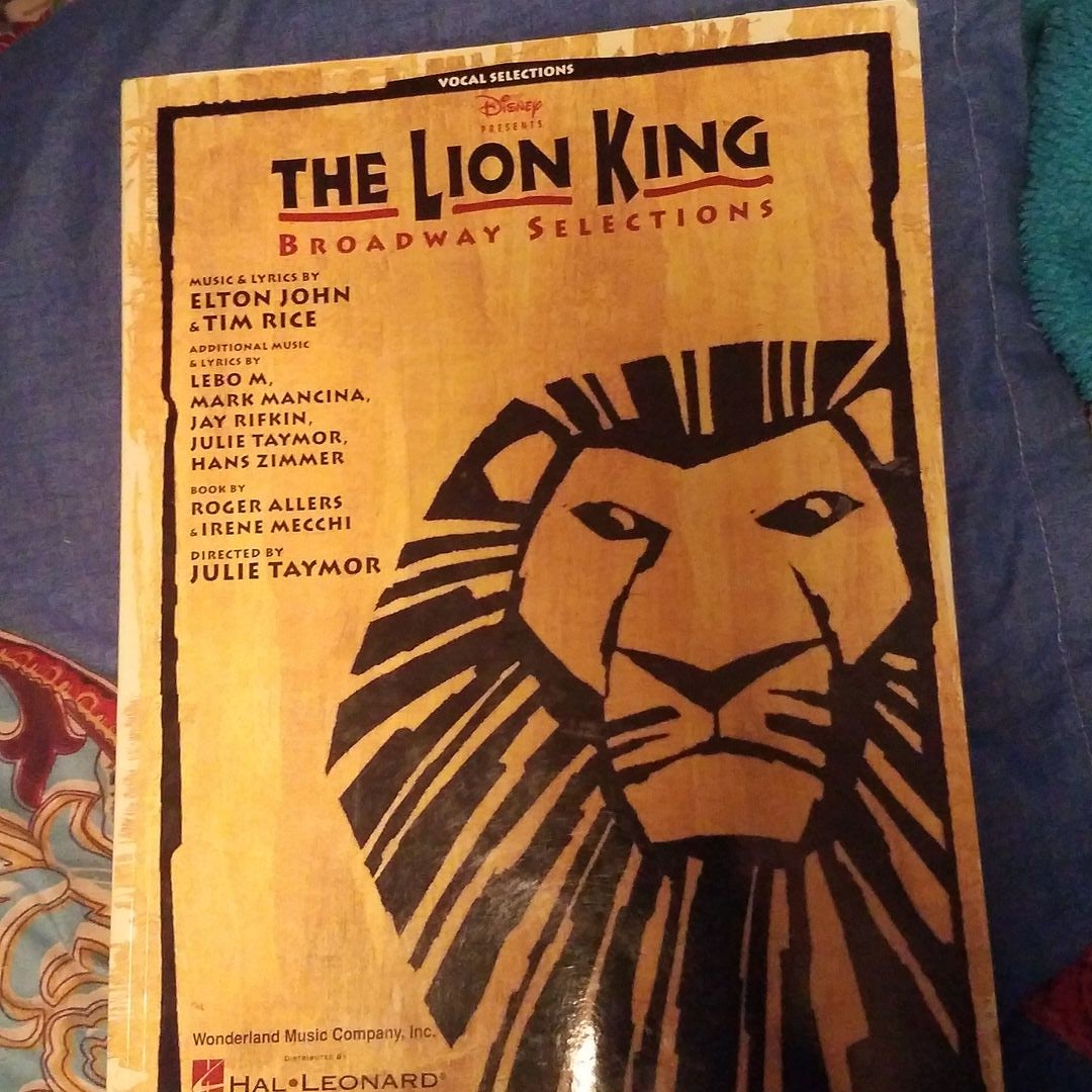 The Lion King - Broadway Selections by Tim Rice, Paperback | Pangobooks