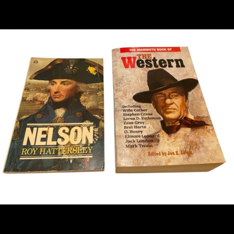 Lot of 2 The Mammoth Book of the Western Nelson