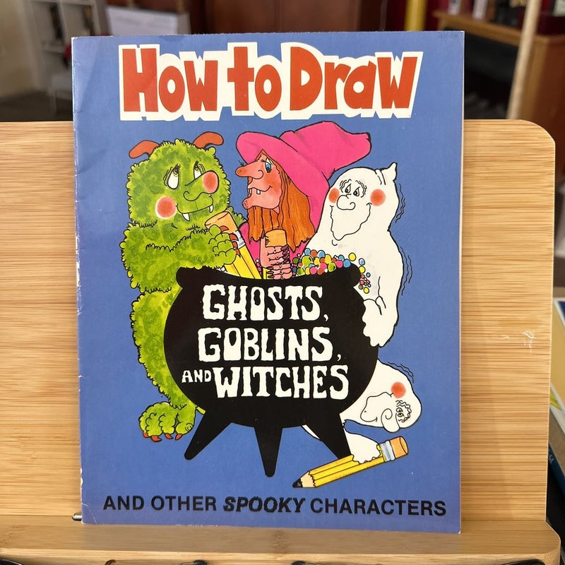 How to draw a ghost goblins and witches
