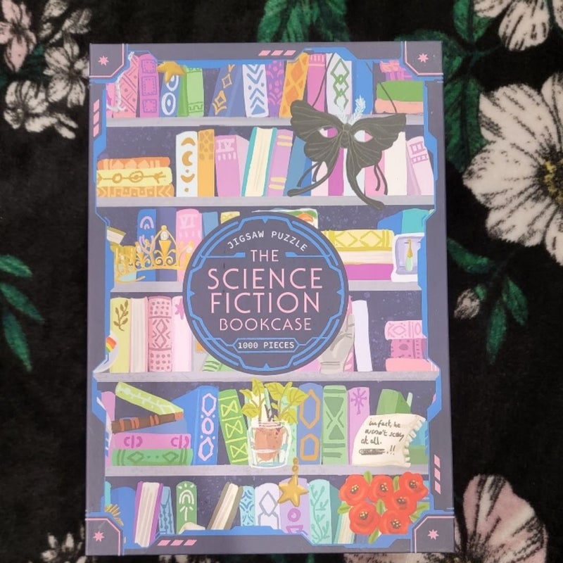 Illumicrate Science Fiction Bookcase Puzzle