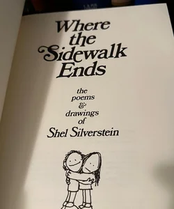 WHERE THE SIDEWALK ENDS by SHEL SILVERSTEIN 1st FIRST EDITION 1974 HARDCOVER