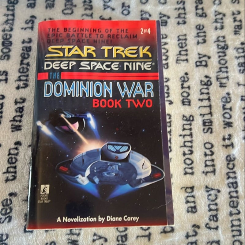 Star Trek deep space nine the Dominion war book 2