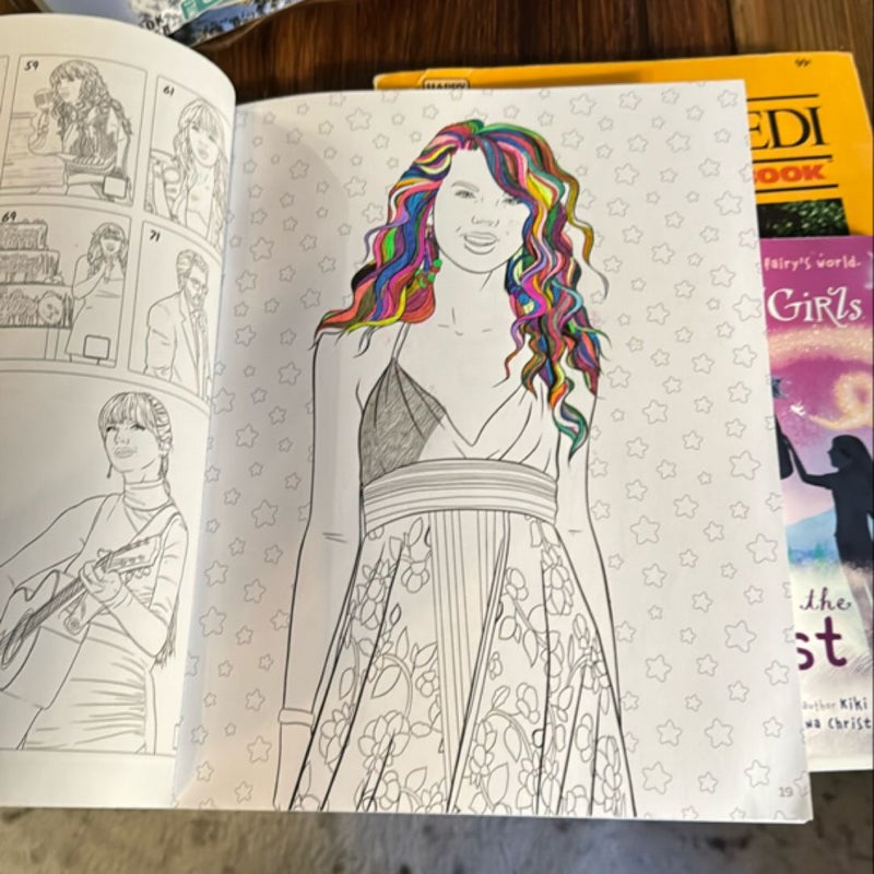 SUPER FAN-Tastic Taylor Swift Coloring and Activity Book