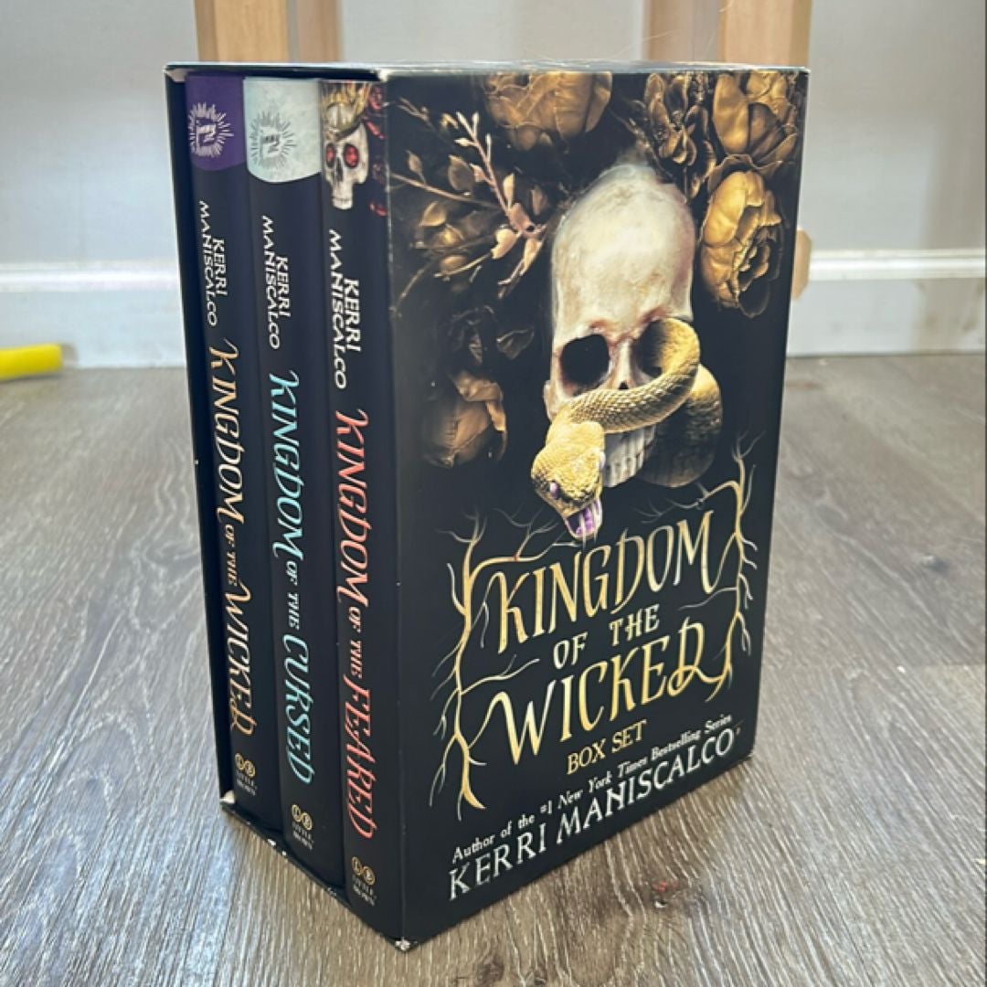 Kingdom of the Wicked Series Hardcover 3 Book Set NEW! by