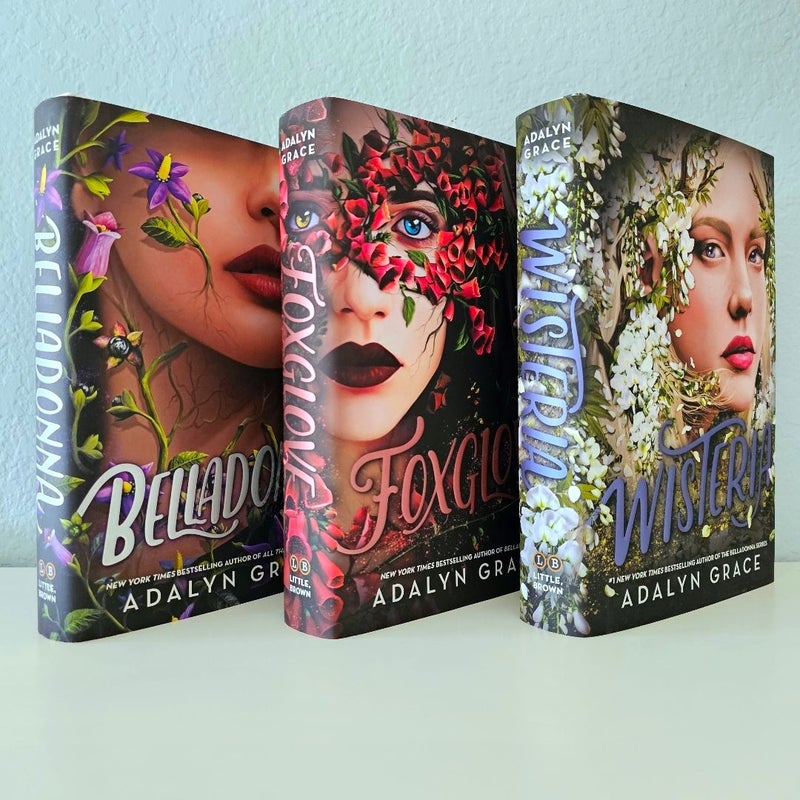 Belladonna Series & Foxglove & Wisteria (Signed) Adalyn Grace FIRST Edition Hardcovers