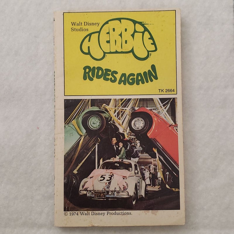 Herbie Rides Again First Printing 1974