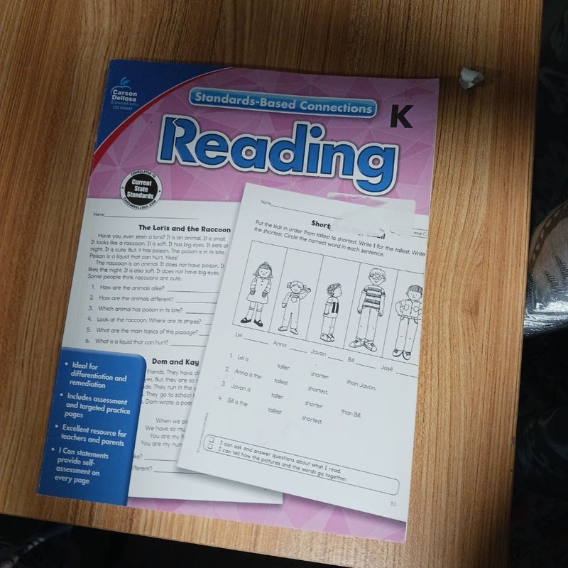 Reading, Grade K