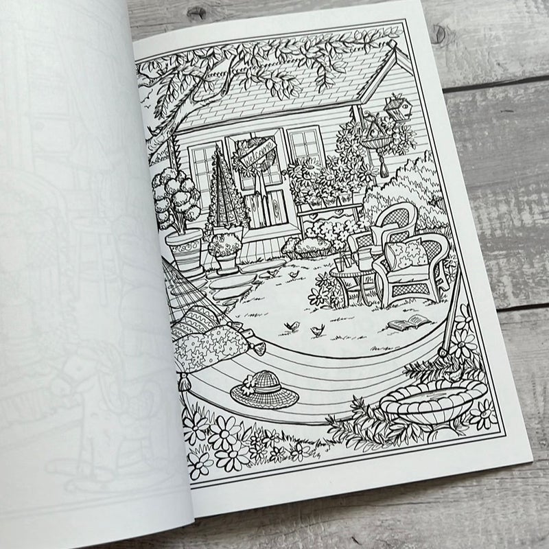 Creative Haven Home Sweet Home Coloring Book