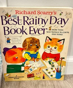 Richard Scarry's Best Coloring Activity Book Ever