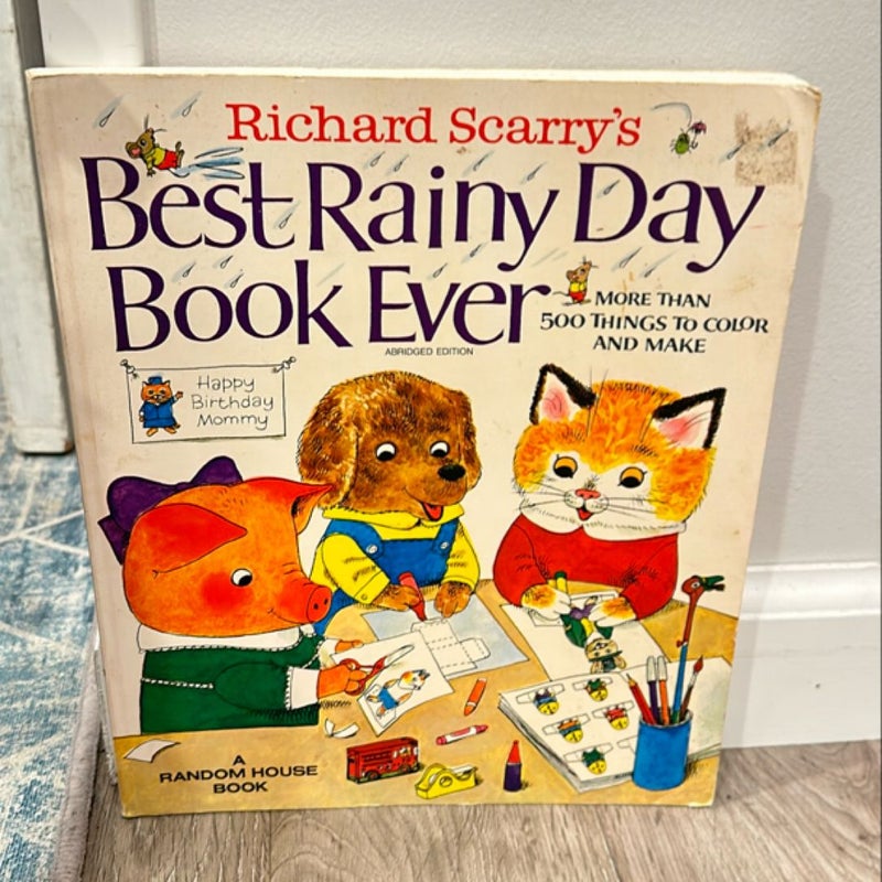 Richard Scarry's Best Coloring Activity Book Ever