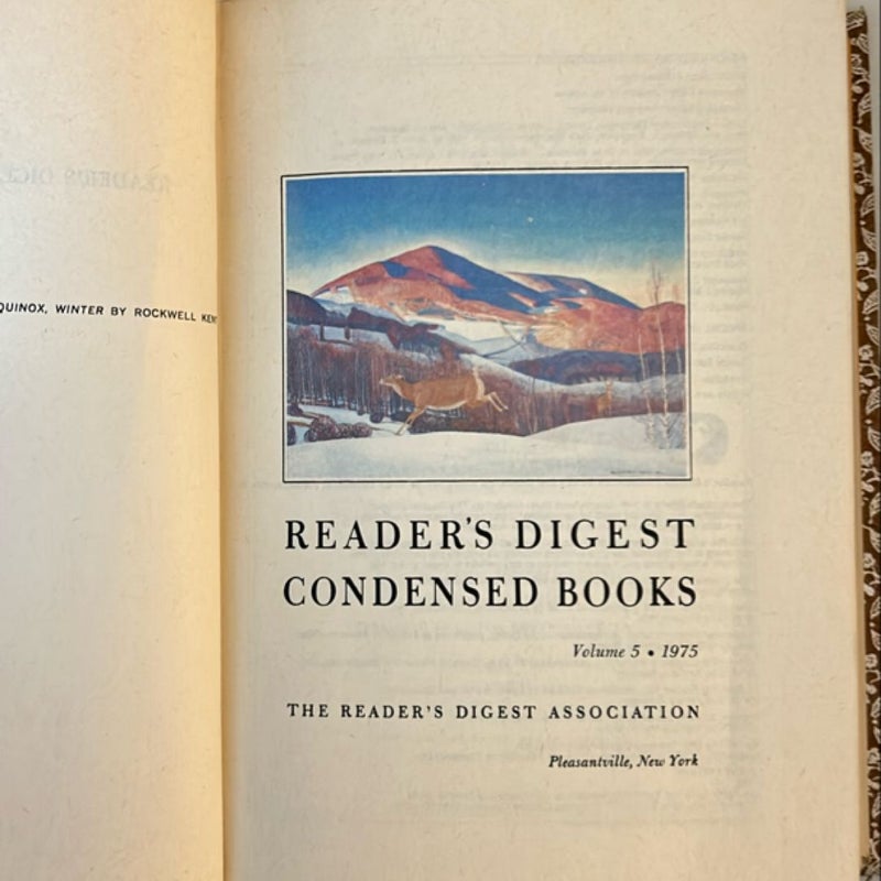 Reader’s Digest Condensed Books- Volume 5- 1975