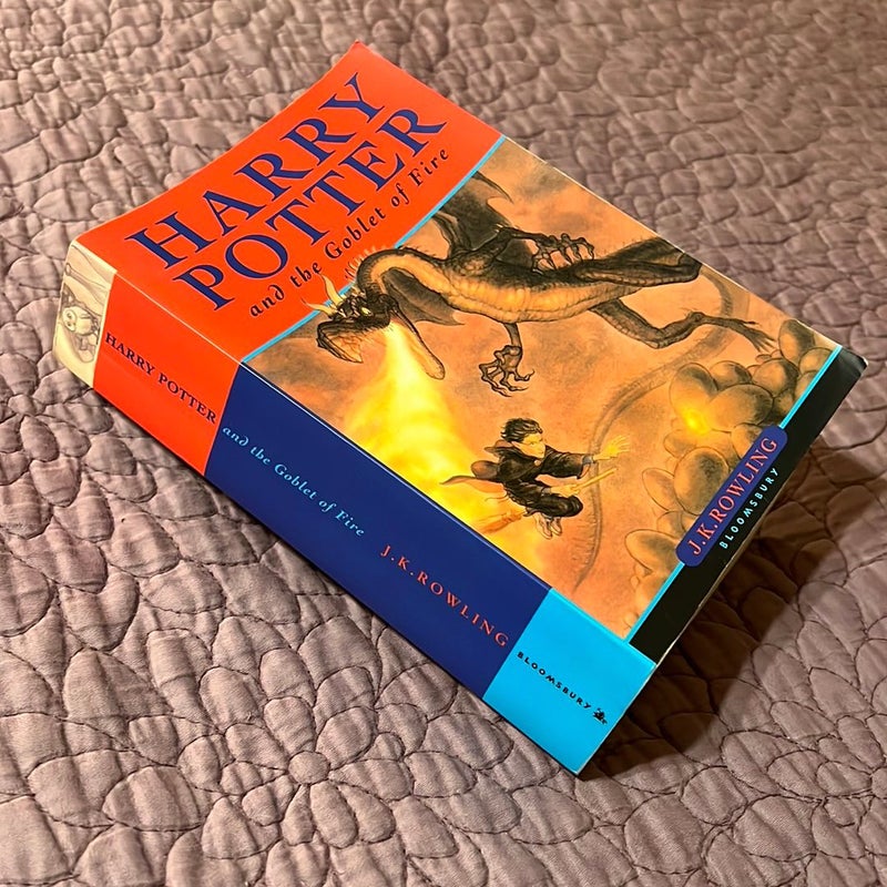 RARE Misprint Harry Potter and the Goblet of Fire