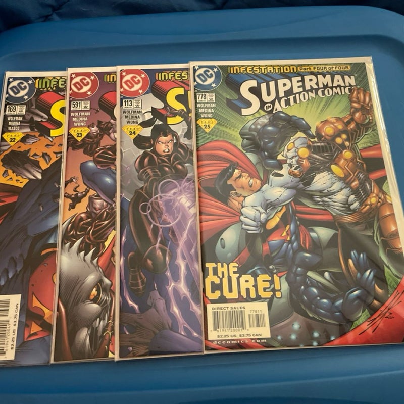 Superman Infestation (2001DC) 4 part Crossover Story Arc