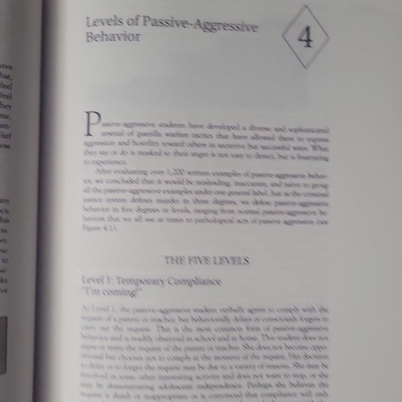 Managing Passive-Aggressive Behavior of Children and Youth at School and Home