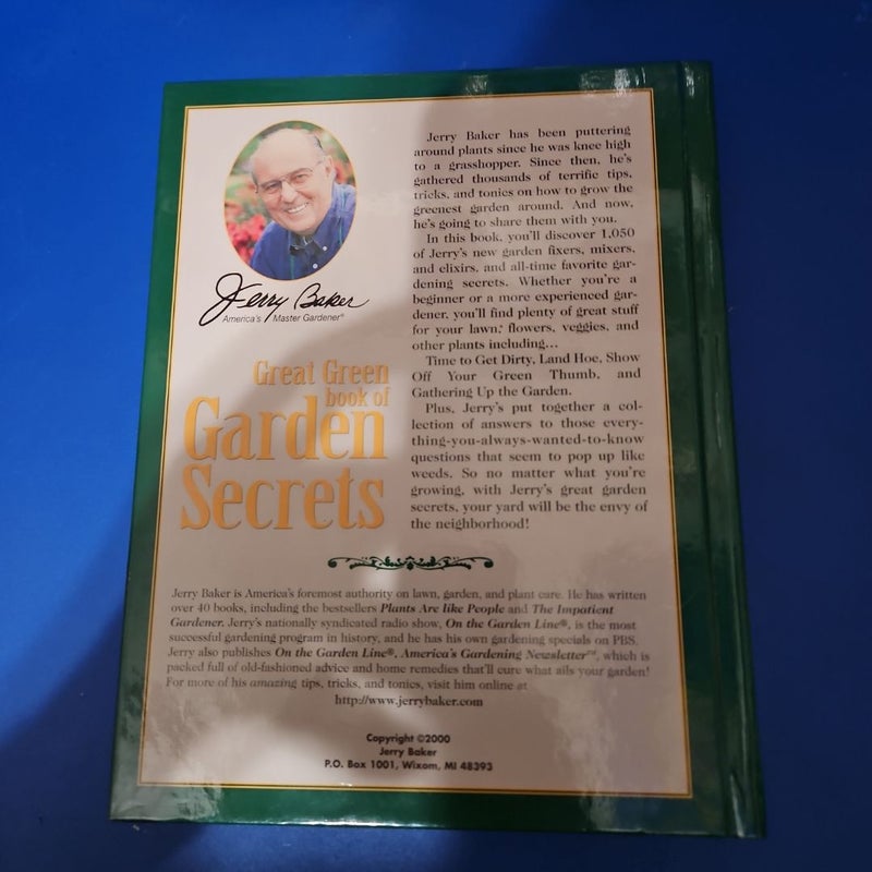 Great Green Book of GARDEN SECRETS