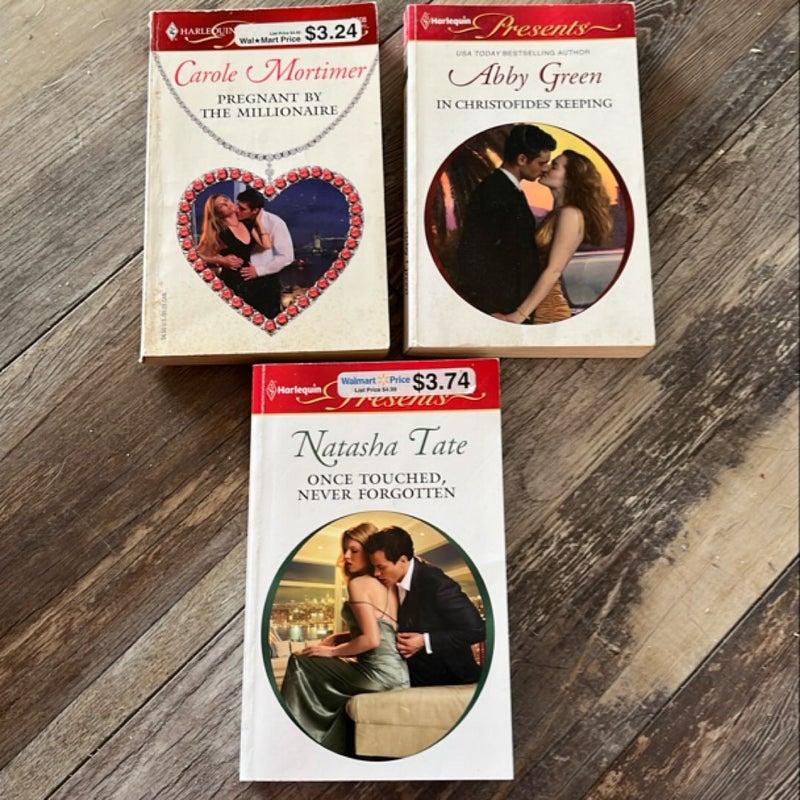 Harlequin Romance Novels - 3 Books in All