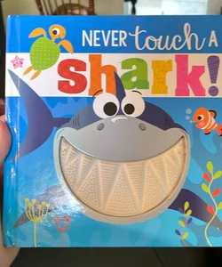 Never touch a shark!